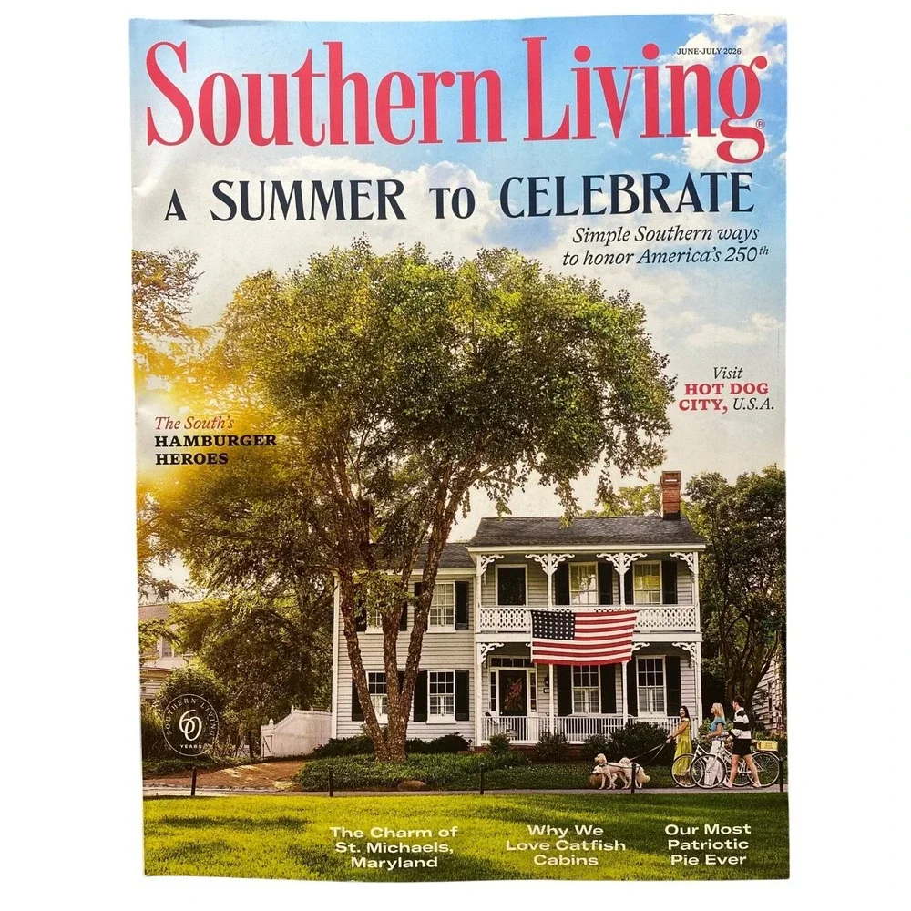 Lot 3 Southern Living Magazine May - August 2026 Home Decor Food Travel Lifestyl